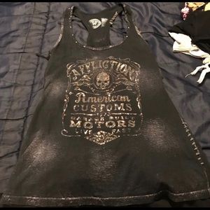 Affliction vintage tank!